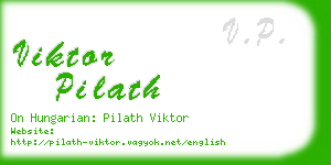 viktor pilath business card